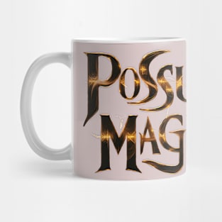 Mystical Possum: Golden Script Mug